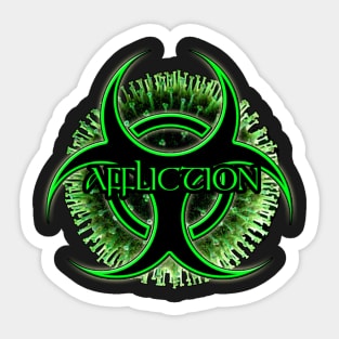 The GWE Affliction Sticker